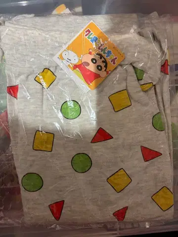 [새상품] 짱구는 못말려(크레용 신짱) 파자마 패턴 하프 팬츠 3L