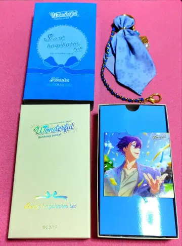 [미사용] Free! 시리즈 나나세 하루카 벌스데이 굿즈 스카프풍 백참