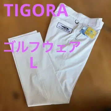 새상품 택 포함 TIGORA 여성 팬츠 화이트 UPF50+
