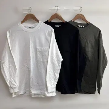 UNIQLO 크루넥 T셔츠 3색 세트 M