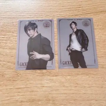 GACKT 클리어 카드 2장 세트 말의 회랑전