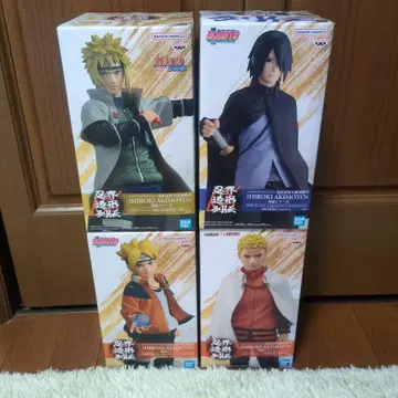NARUTO 인계 조형 열전 피규어 4종 세트 나루토 사스케 미나토 외