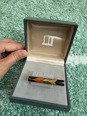[ 케이스 포함 ] 던힐 dunhill 넥타이핀 골드 로고