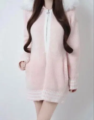 lumignon 루미뇽 후드티 Big Fur knit hoodie