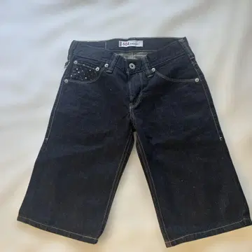 Levi's 504 스트레이트 데님 하프 팬츠 W28 도트 무늬