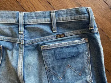 Ron Herman x Wrangler 빈티지 리페어 가공 쇼트