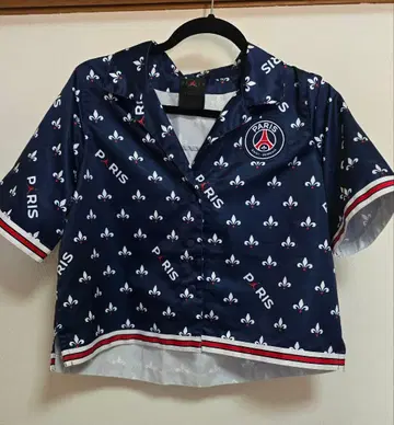 PSG Jordan 올 패턴 반팔 셔츠 파리 생제르맹