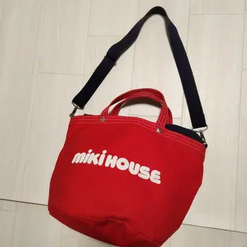 MIKI HOUSE 미키하우스 토트백 마더백 빅 사이즈 빨간색 y2k