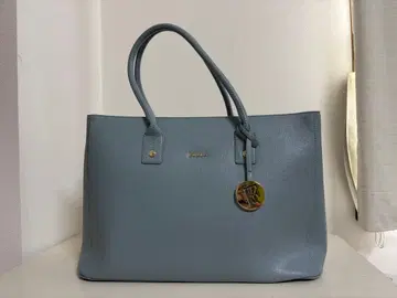 [ 미사용 새상품 ] FURLA 라이트 블루 토트백