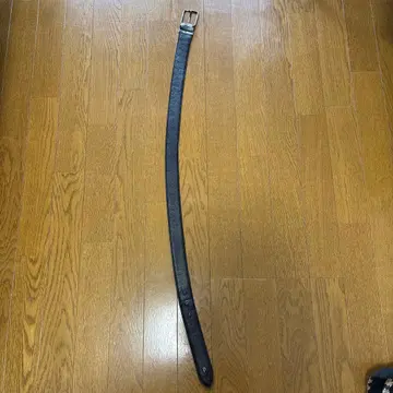 [ 구제 의류 ] LACOSTE 블랙 가죽 벨트