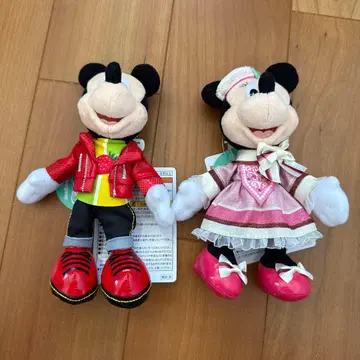디즈니랜드 바넬로피 파르팔루자 인형 배지 미키 미니