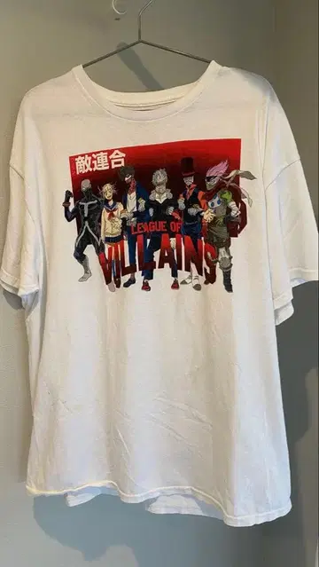 히로아카 빌런 연합 t셔츠 LEAGUE OF VILLAINS XL