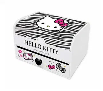 미개봉 새상품 산리오 HELLO KITTY 제브라 패턴 소품함 헬로키티