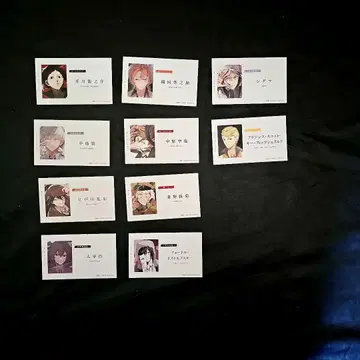 문호 스트레이독스 명함 특전
