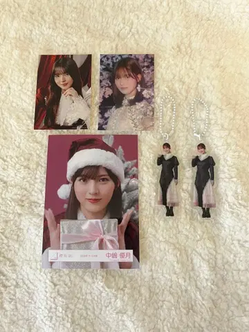 사쿠라자카46 사쿠콜레 참여상 온라인 복권 키링 사진 나카지마 유즈키