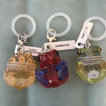 만마루쨩 개구리 클리어 메지루시 가챠 마스코트 3개 세트