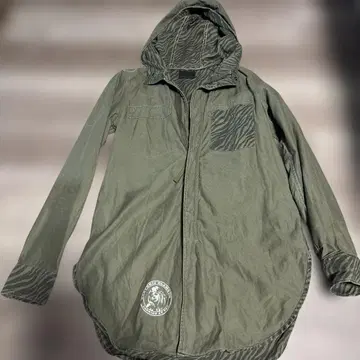 HYSTERIC GLAMOUR 후드 부착 밀리터리 자켓