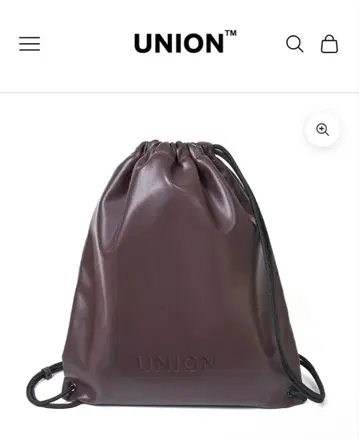 UNION 유니온 백팩 가죽 (엠즈 블랙베리)