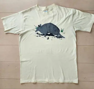90s 빈티지 아르마딜로 애니멀 T셔츠 usa