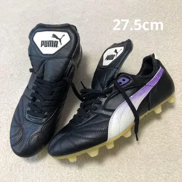 레어 레트로 PUMA 축구 스파이크 블랙