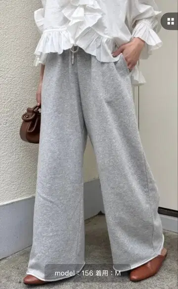 차오패닉 티피 쭈리 와이드 스웨트 팬츠