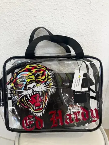 에드 하디 3in1 클리어 백 Ed Hardy
