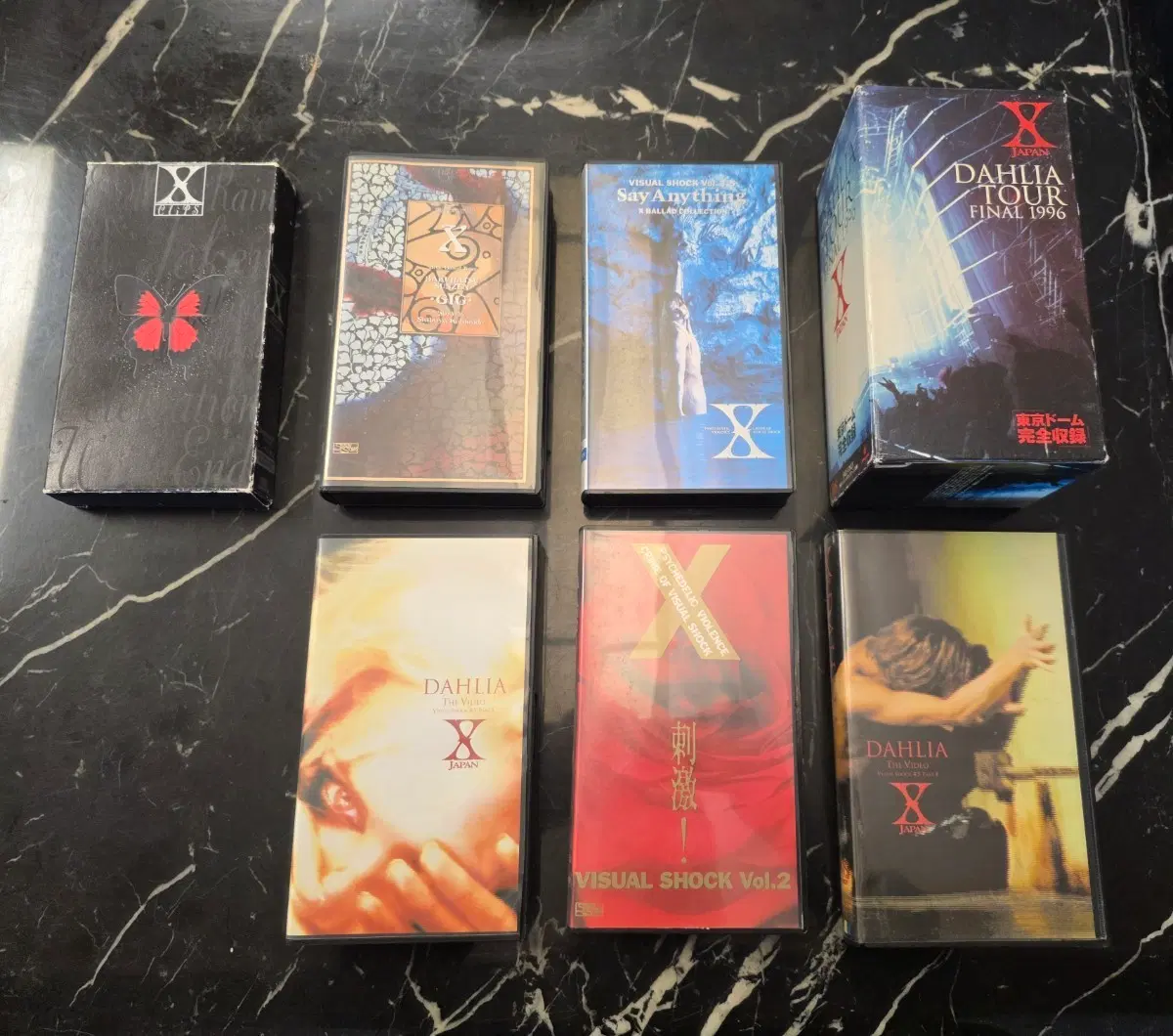 X-JAPAN VHS비디오(*중고) 7개 개별/일괄 판매합니다. | 브랜드 중고 