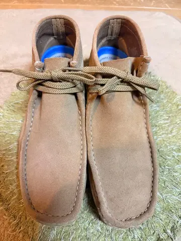 거의 미사용품 Clarks 클락스 왈라비 스웨이드 부츠 26.5cm