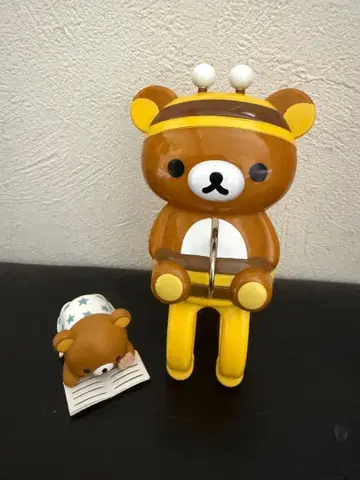 꿀벌 리락쿠마 클립 피규어 세트 빨래집게