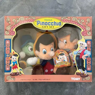 미개봉 TOMY 피노키오 지미니 크리켓 제페토 봉제 인형 쇼와 레트로