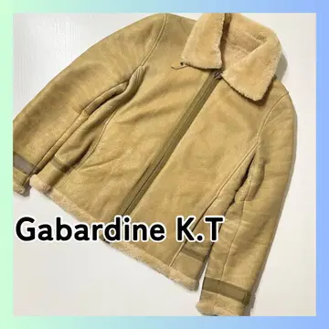 무스탕 자켓 Gabardine K.T 베이지 M 양가죽 자켓