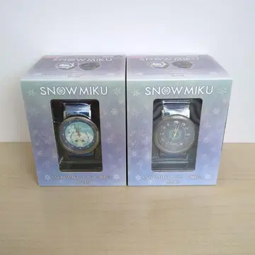 하츠네 미쿠 SNOW MIKU 디자인 시계 2종