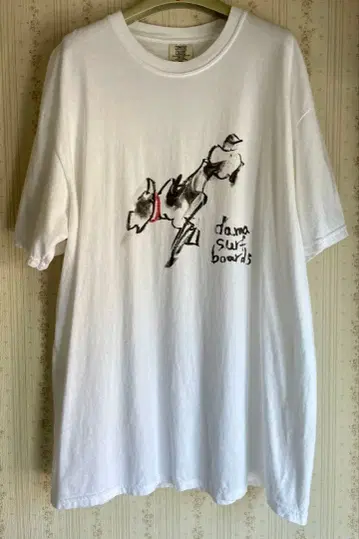 기무라 타쿠야 개인물품 DAMA SURFBOARDS DORA 티셔츠