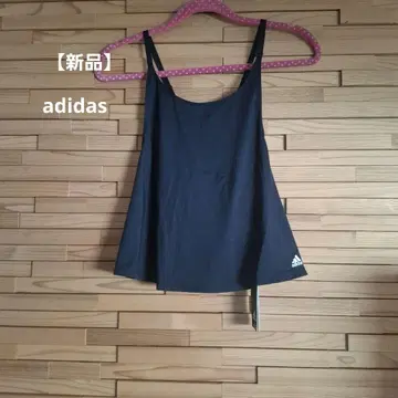 [ 새상품 ] adidas 블랙 크롭 탱크탑 M 사이즈
