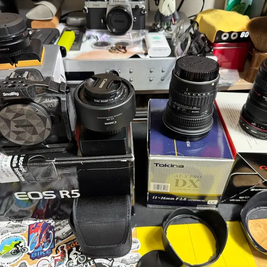 캐논 EOS R5 + 렌즈/악세사리 모음