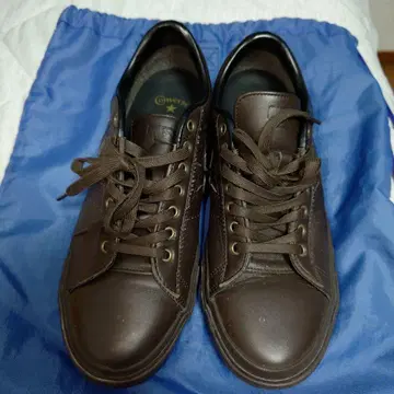 Converse 와인스타 브라운 가죽 스니커즈