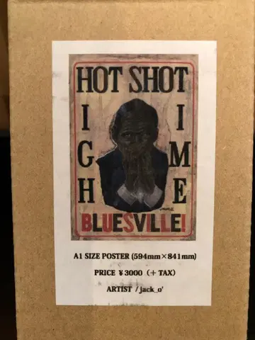 새상품 jack_o HOT SHOT A1 포스터 할리데이비슨 미국차
