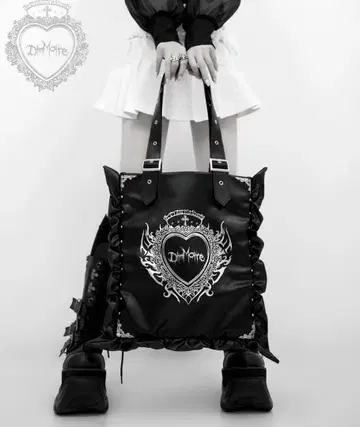 DimMoire HeartCore 프릴 토트백