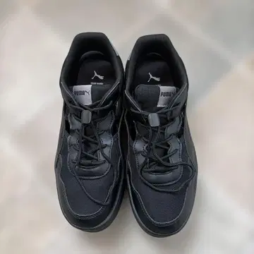 새상품급 Puma 블랙 스니커즈 샌들 24cm
