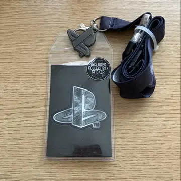 레어! 미사용 새상품 SONY 플레이스테이션 런야드 넥스트랩 참 포함