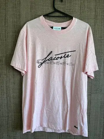 Lacoste 핑크 T셔츠 택 포함 새상품