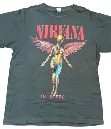 BOOT NIRVANA IN UTERO 밴드t 부트 너바나 인 유테로