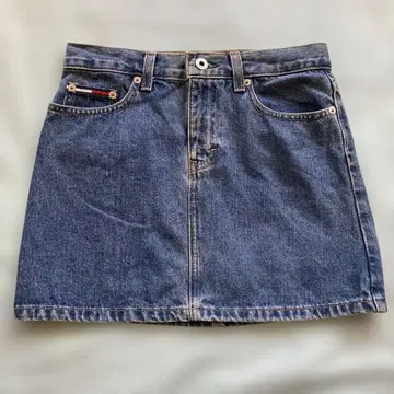 00s tommy jeans 데님 스커트 플래그 택 Y2K