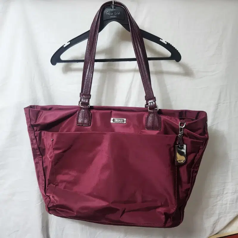 TUMI 투미 버건디 토트백 가방 55x35cm