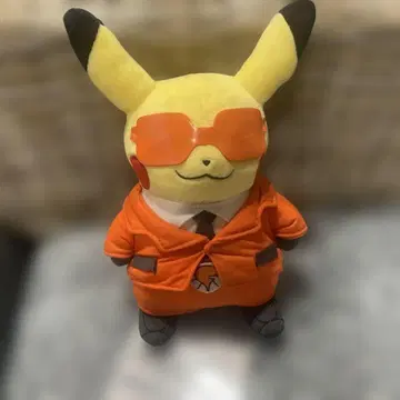 피카츄 봉제 인형 단원 놀이 플레어단 포켓몬 센터 한정판