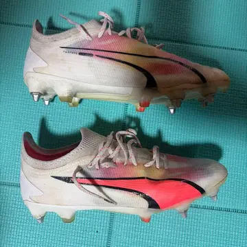 Puma 축구화 화이트/핑크 FG