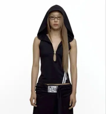 Kashiko Track Hood Vest