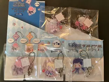 Fate fgo 더블 아크릴 스트랩 5개 알토리아 길 마슈