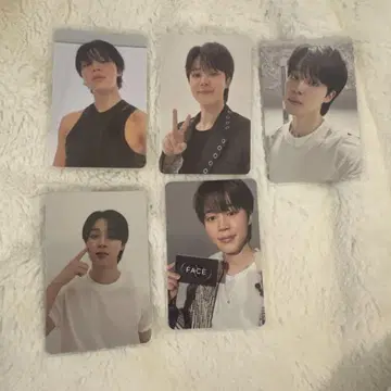 BTS 방탄소년단 지민 포토카드 face 럭키드로우