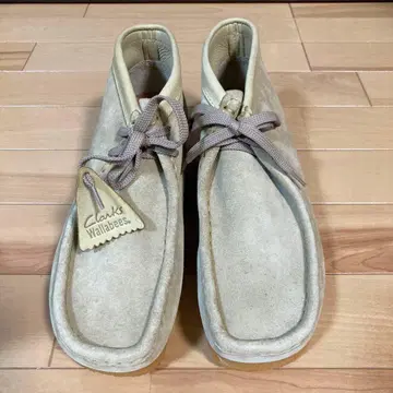 가격 인하_Clarks Wallabees 라이트 그레이 스웨이드